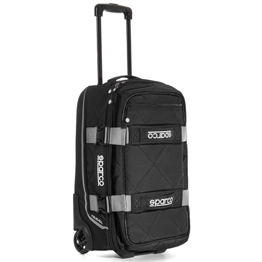 Sparco Black/Silver Travel Bag