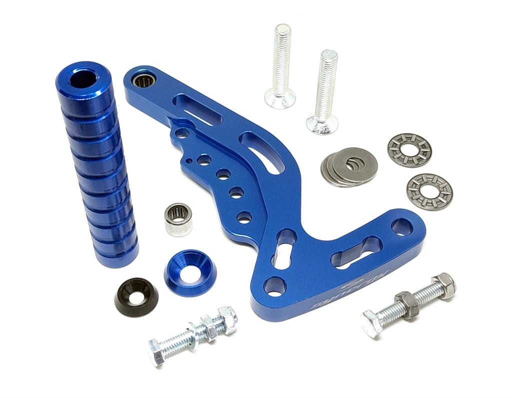 Synergy Aluminium Cadet Throttle / Brake Pedal Blue with fixings