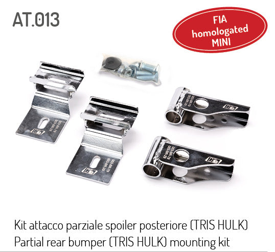KG Tris Hulk Rear Plastic Bumper Partial Mounting Kit FIA MINI