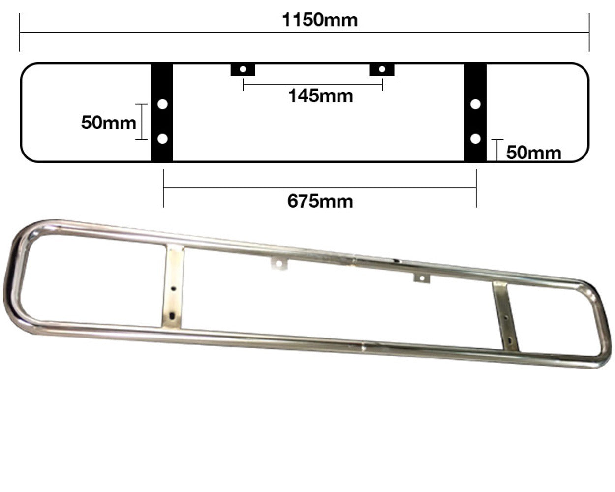 Rear Bumper For Brm Prokart