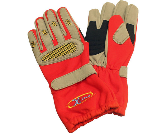 Xline Race Gloves Kevlar Red Small.