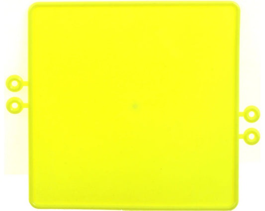 Fluro Yellow Number Plate