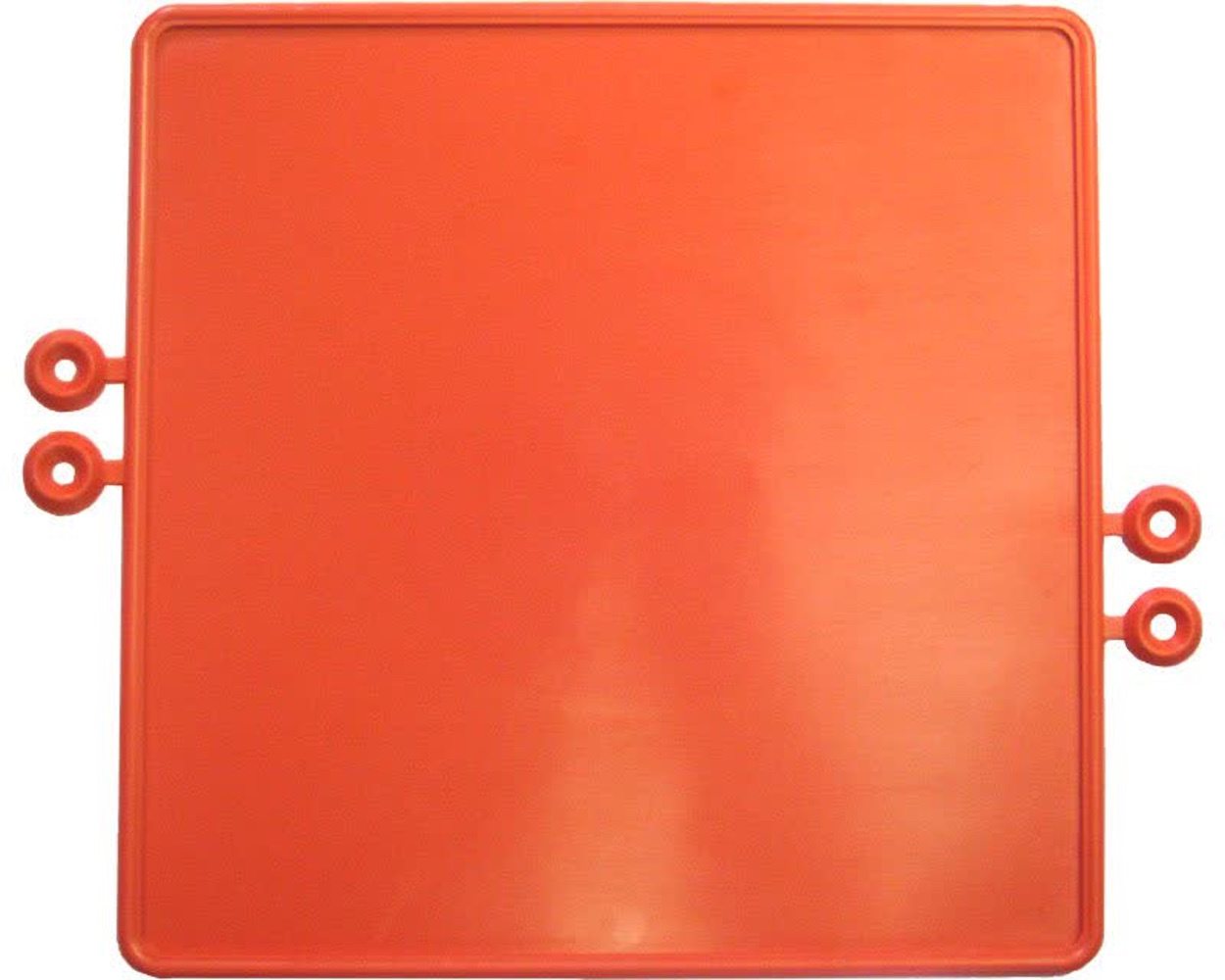 Plastic Number Plate Red