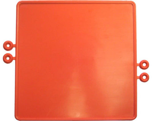 Plastic Number Plate Red