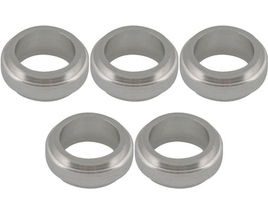 Wheel Spacer 17X10mm X 5Pcs Silver
