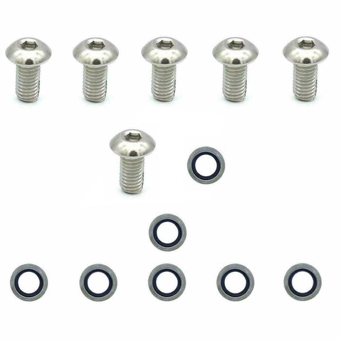 Dowty Washer Bead Screw Set M5 X 6