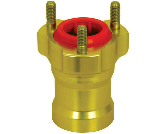 Gold Medium Front Hub With 25mm Bearings - 75mm