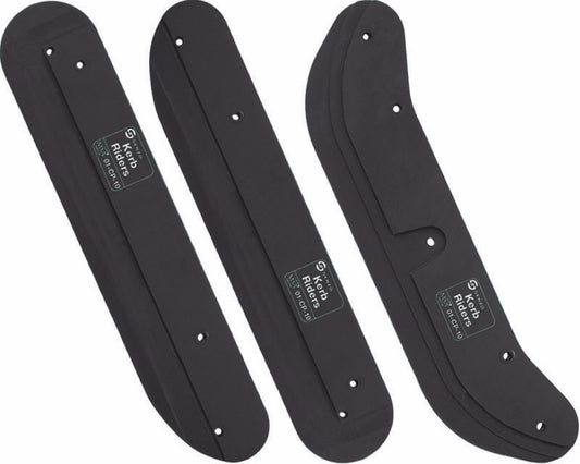Senzo OTK Kerb Riders / Skid Plates Black Set