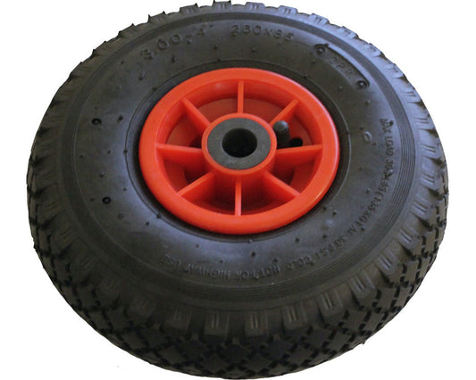 Red Plastic Pneumatic Trolley Wheel