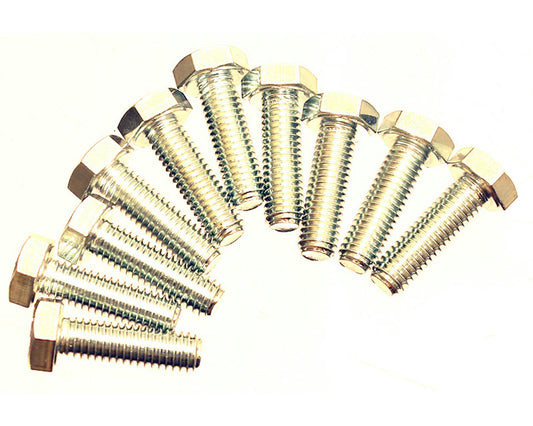 General Hex Bolts M6 X 20mm X 10