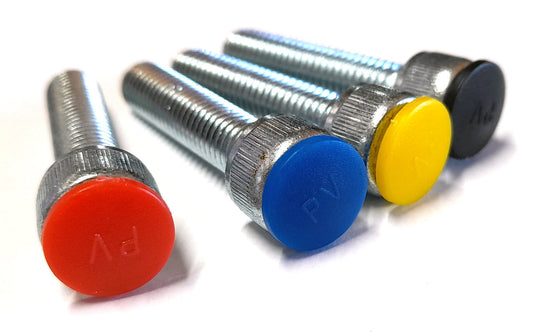 Plastic Socket Head Cover Cap Black/Blue/Red/Yellow Racing (20 Pack)