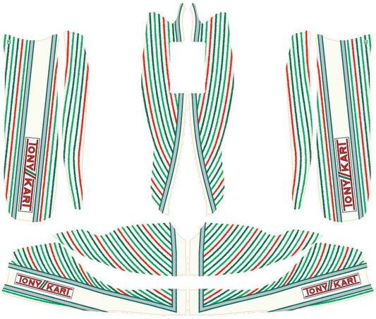 OTK Tonykart 2019 401R M7 Sticker Kit Complete