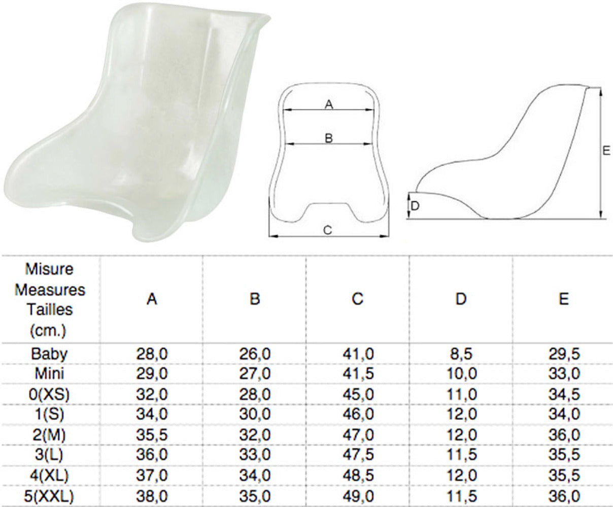 Italian Fibreglass Seat Size Medium (2)