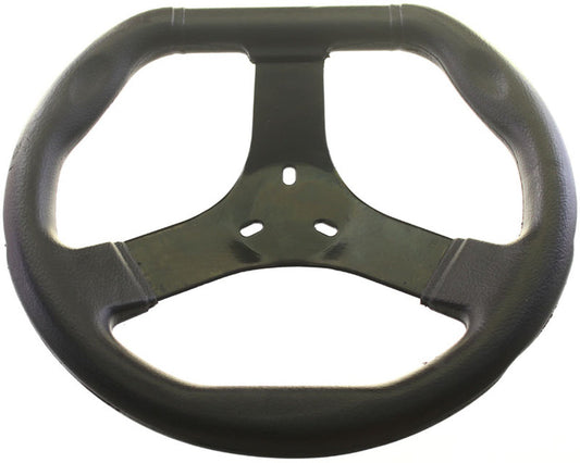 Corporate Flat Top Black Steering Wheel