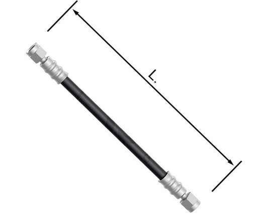 Synergy Cadet Iame Brake Bradied Pipe Black 17cmSYN-BRAKEPIPE17CM-BLK