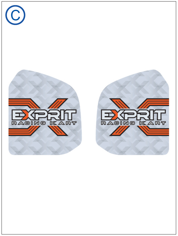 Exprit 2022 Fuel Tank Sticker Set
