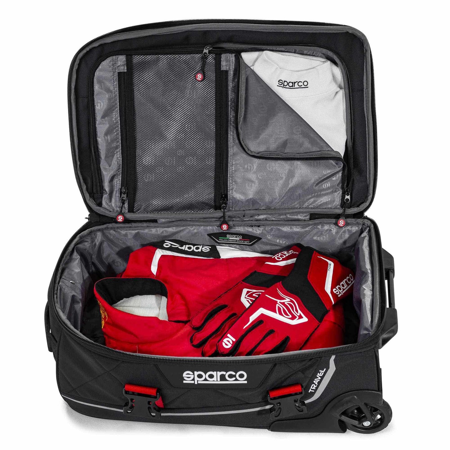 Sparco Black/Red Travel Bag