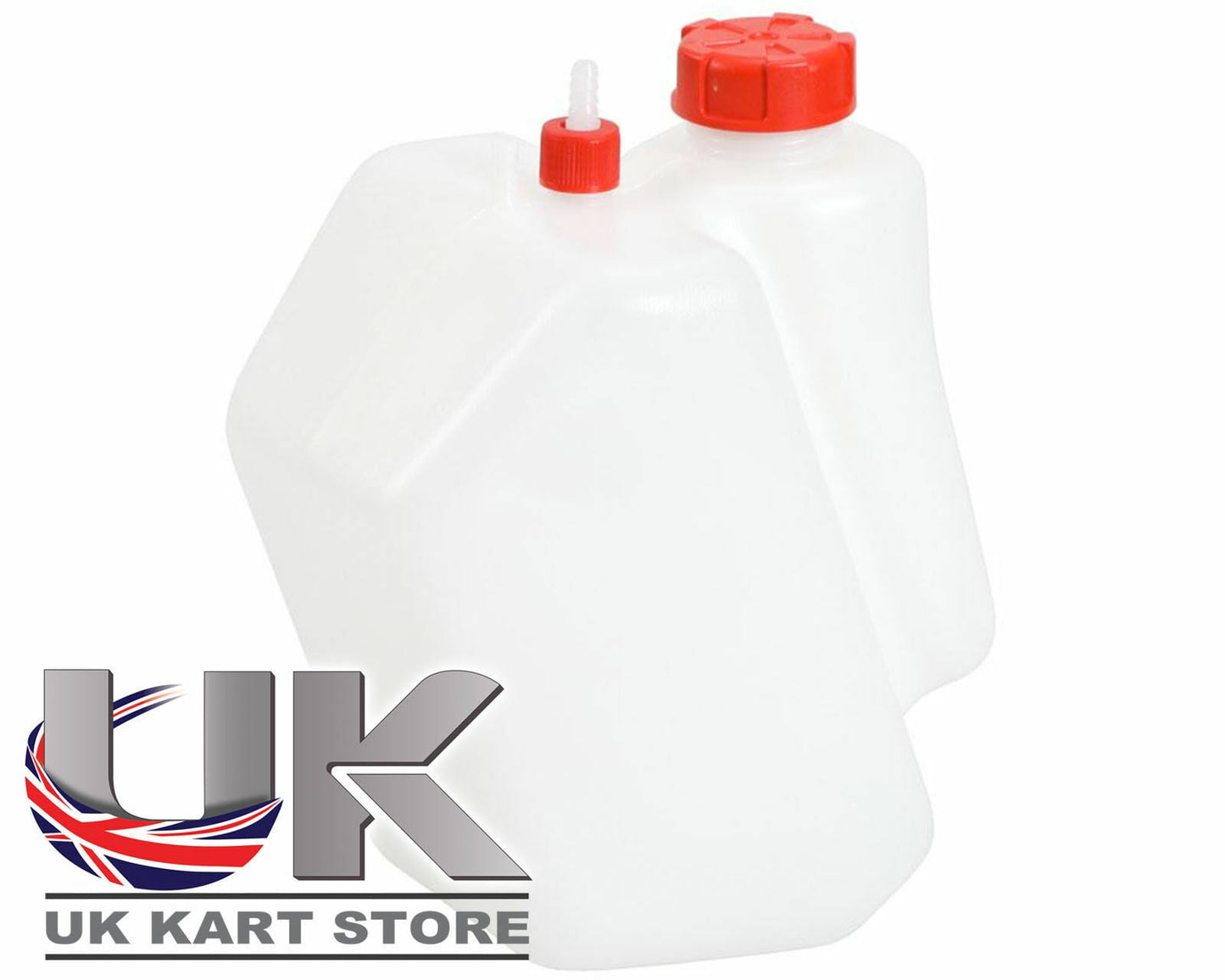 R/R Petrol Tank 3 Ltr Push Through With Red Caps
