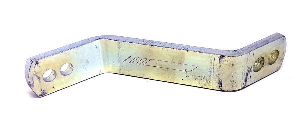 Exhaust Bracket Angled Bar Compkart Freeline 155mm 10mm