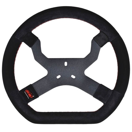 AIM Mychron 5 Steering Wheel In Black With 3 Bolt Fixing