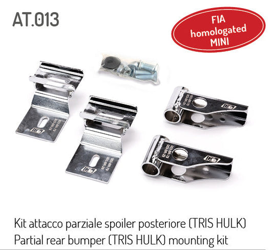 KG Tris Hulk Rear Plastic Bumper Partial Mounting Kit FIA  MINI