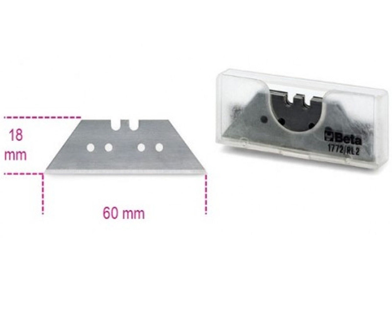 Beta Tools Utility Knife Spare Blades Pack Of 10