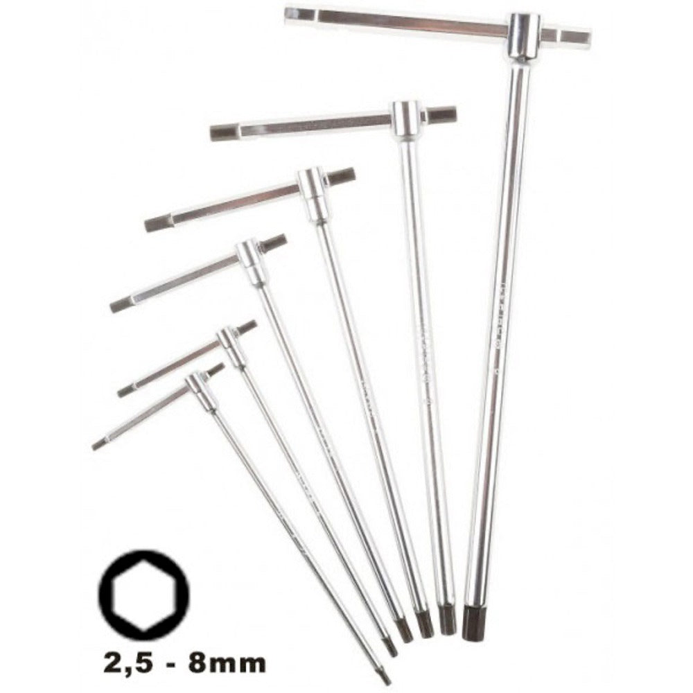Beta Tools Sliding T-Bar Set 6 Piece
