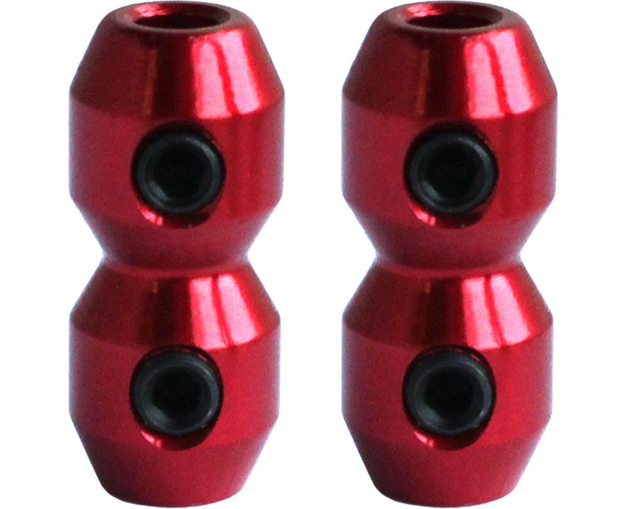 Anodised Cable Clamp Red X 2