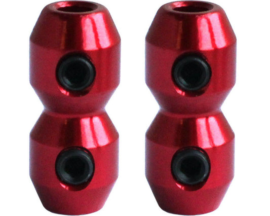 Anodised Cable Clamp Red X 2