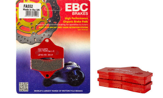 EBC OTK Bss Brake Pad Set Red Hard FA552