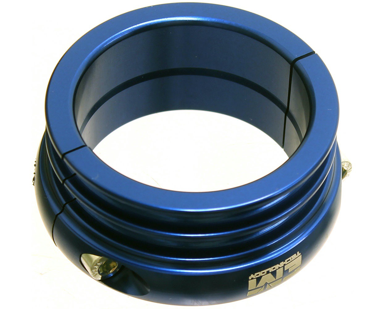 Em Technology Aluminium 50mm Water Pulley Blue Anodized Blue 50MMEMRAD-WATERPULALI-50MM-BLU