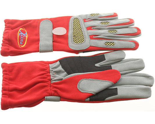 Xline Race Gloves Kevlar Red Large
