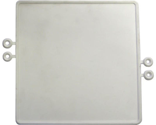 Plastic Number Plate White