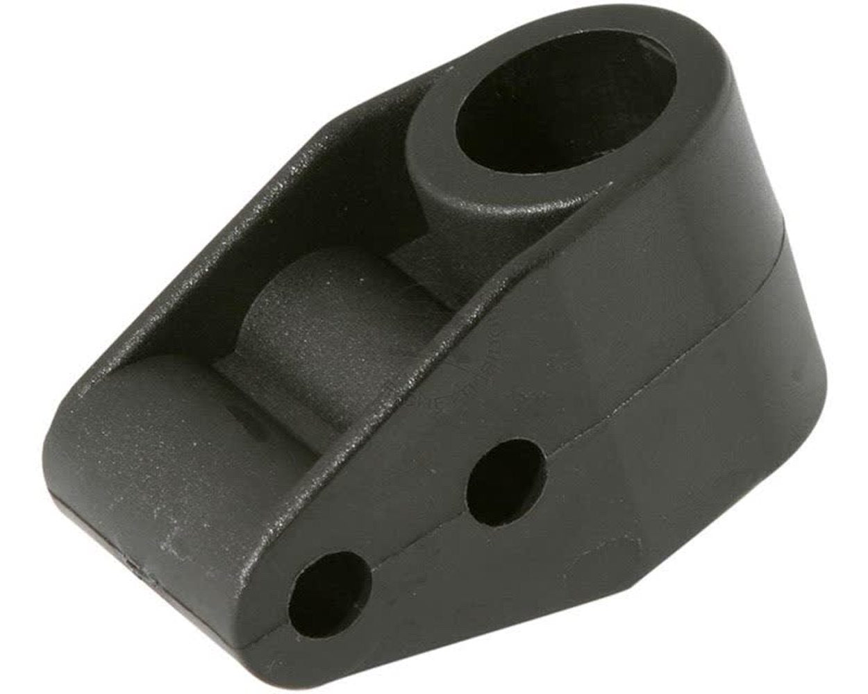 Support For 20mm Column Black Double Hole