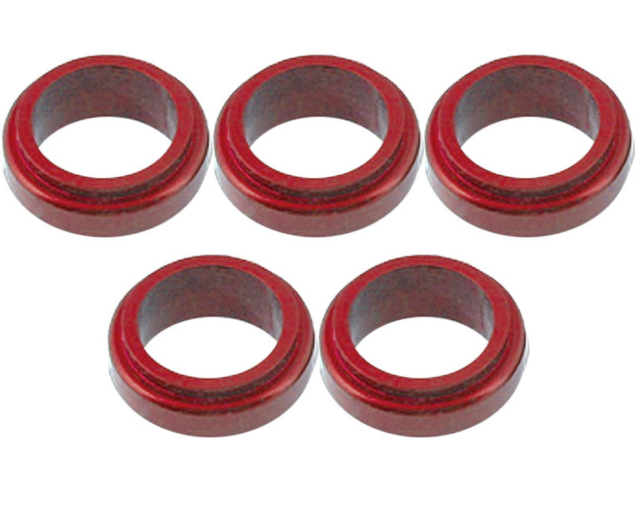 Wheel Spacer 17X10mm X 5Pcs Red