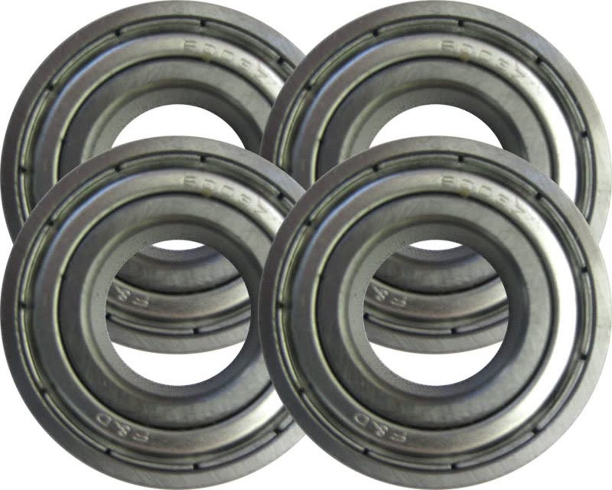 Wheel Bearing Steel Shield 17 x 35 x 10 mm 6003 ZZ x 4