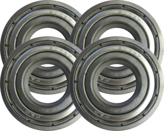 Wheel Bearing Steel Shield 17 x 35 x 10 mm 6003 ZZ x 4