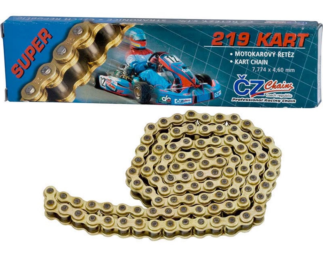 CZ 219 Pitch Racing Chain 98-116 Link