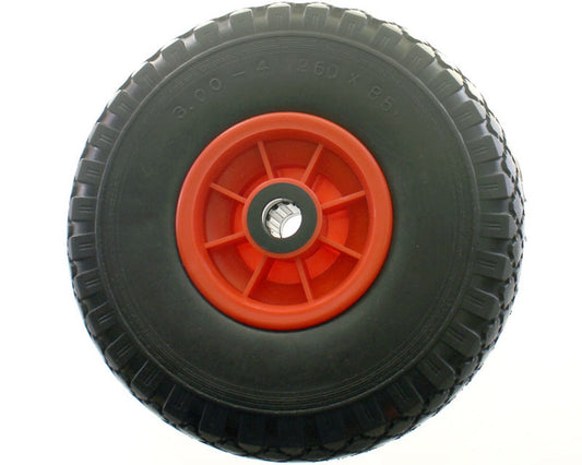 Red Plastic Foam Filled Trolly Wheel