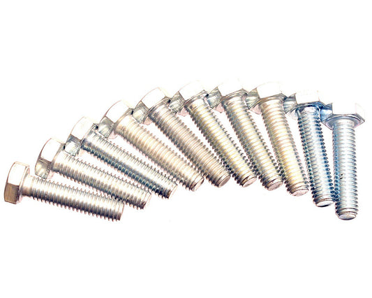 General Hex Bolts M6 X 25mm X 10