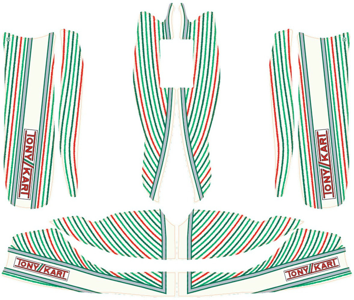 OTK Tonykart 2019 401R M7 Sticker Kit Complete