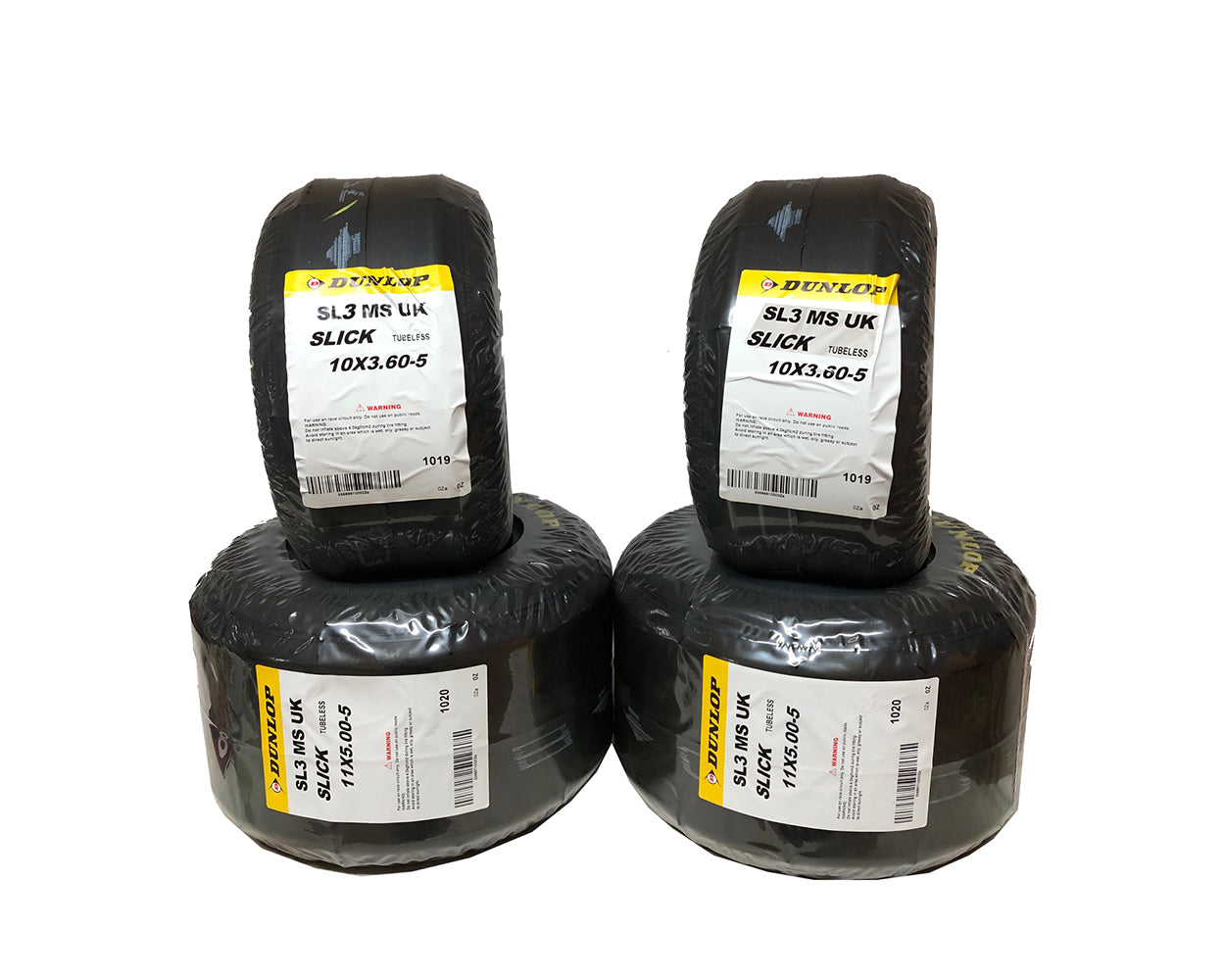 Dunlop Cadet Sl3 Slick Tyre Set