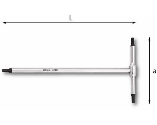 USAG T-handle Hexagon Key 280T