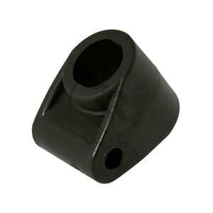 Support For 20mm Column Black Single Hole