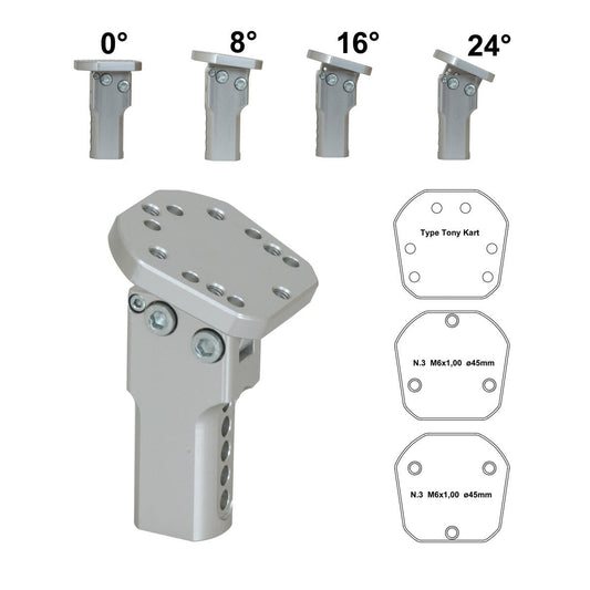 Adjustable Long Steering Wheel Boss 0Â¡ - 8Â¡ - 16Â¡ - 24Â¡ D.20Mm