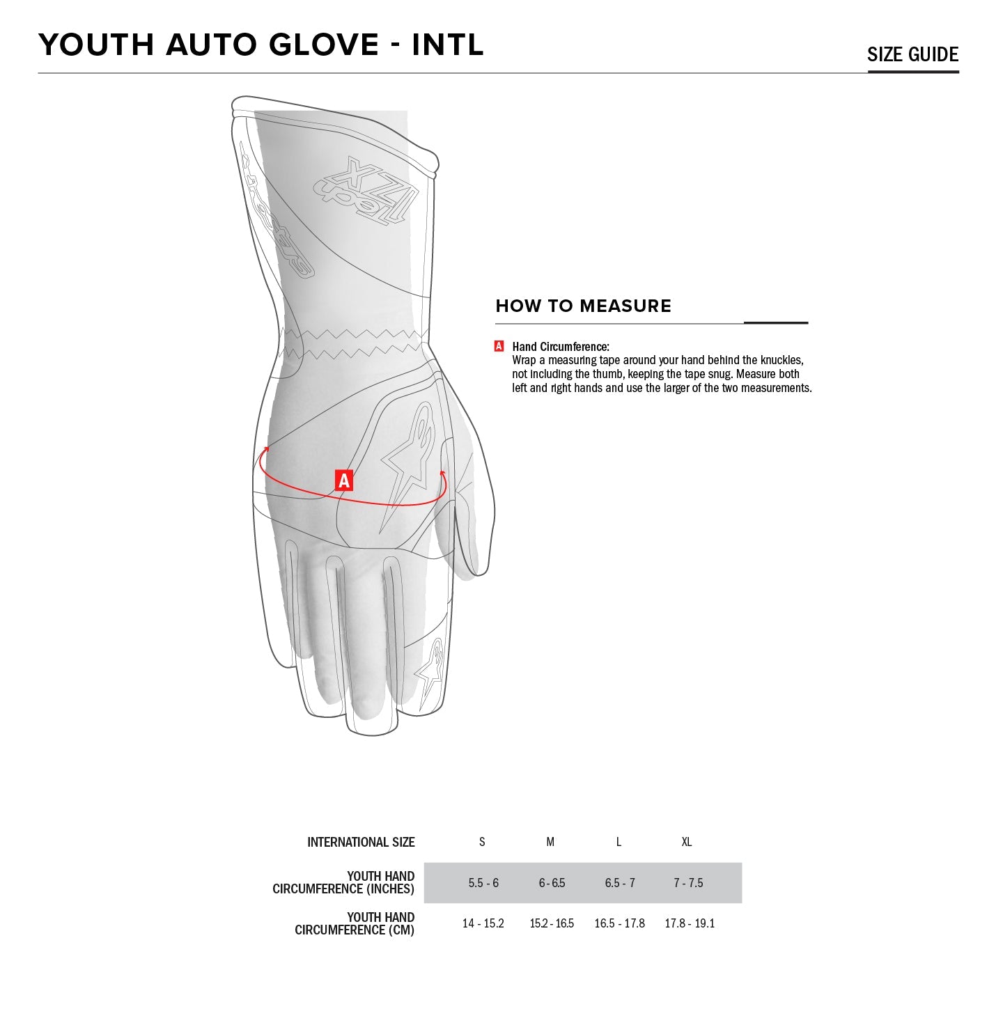 Alpinestars Tempest V2 S Youth Kids Waterproof Gloves